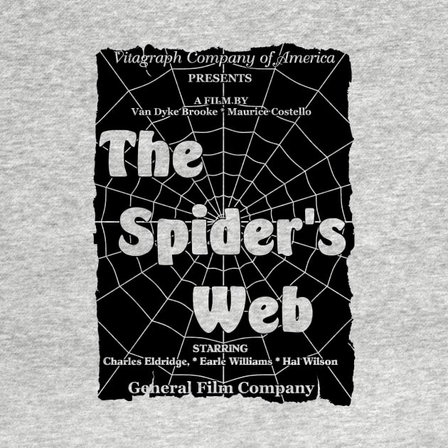 The Spider's Web (1912) Film Poster by J. Rufus T-Shirtery